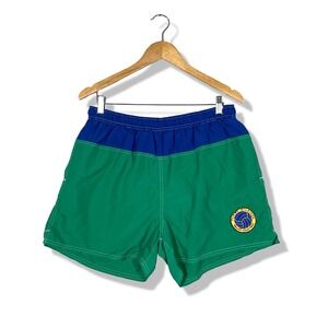 Vintage Tommy Hilfiger Swim Trunks Mens M Colorblock Volleyball Retro Sporty